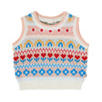 Goldie And Ace Matilda Sweater Vest - Peach