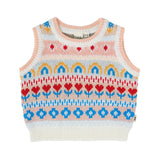 Goldie And Ace Matilda Sweater Vest - Peach