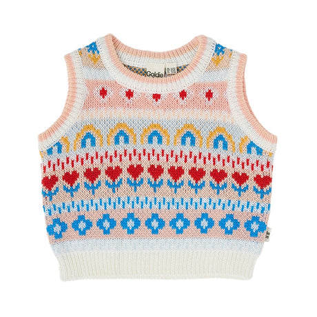 Goldie And Ace Matilda Sweater Vest - Peach