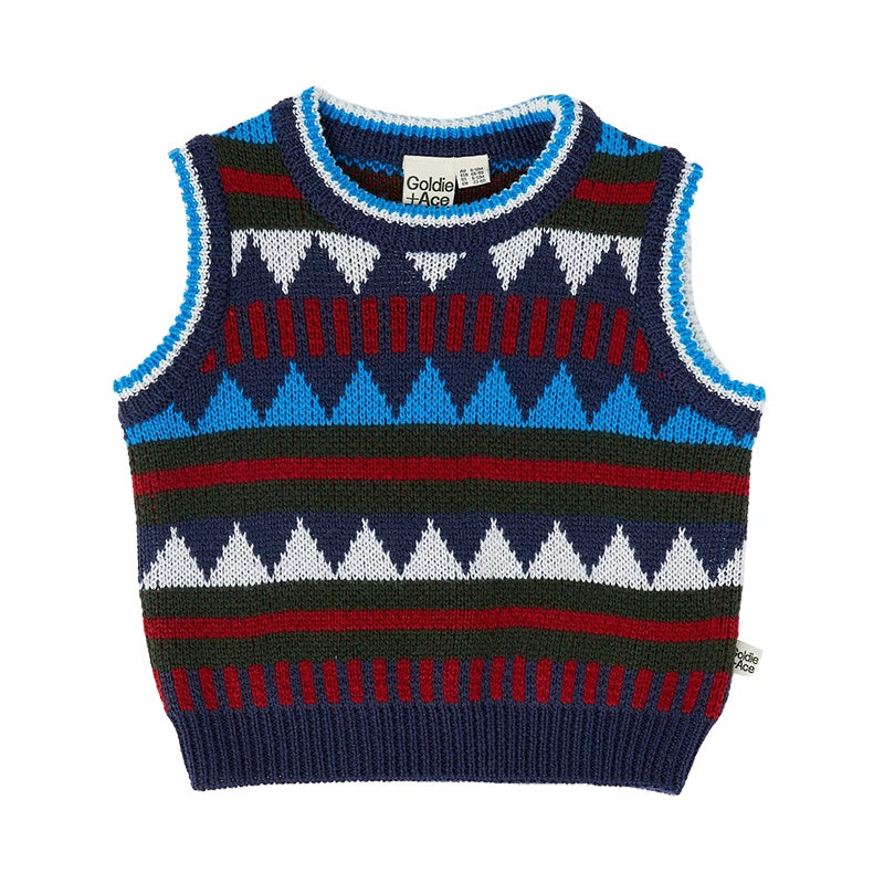 Goldie And Ace Darcy Sweater Vest - Navy