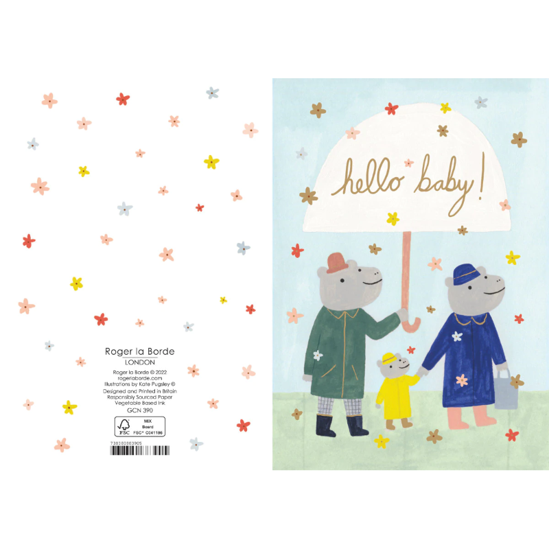 Roger La Borde Card - Hello Baby!