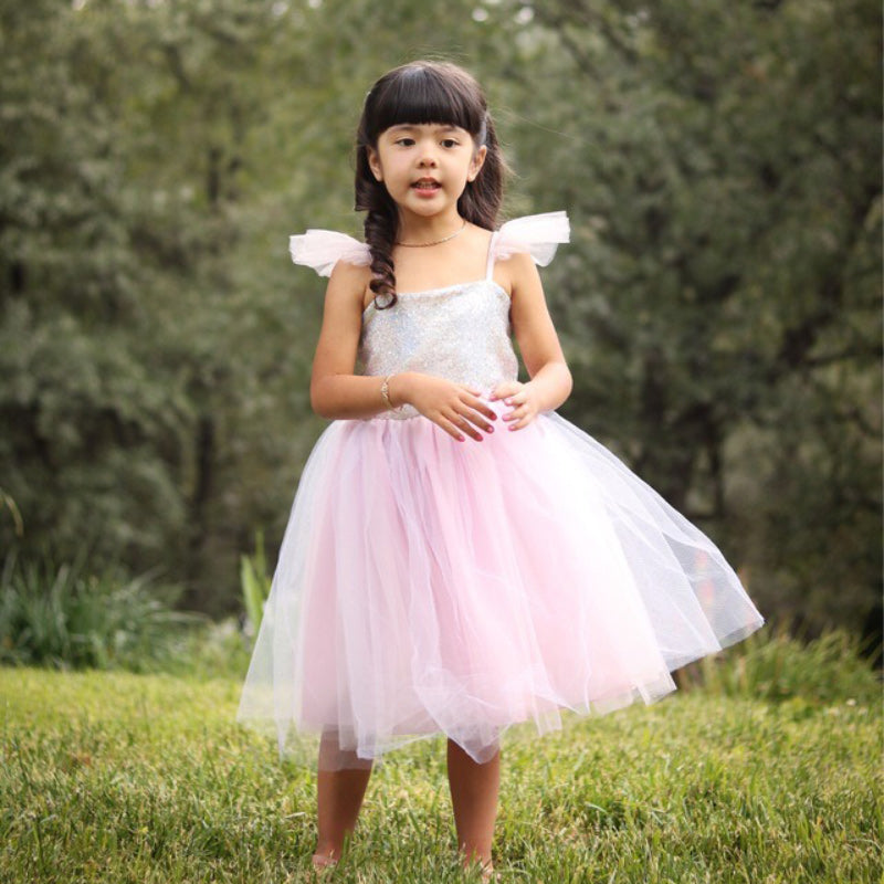 Princess Dress - Pink Sequins