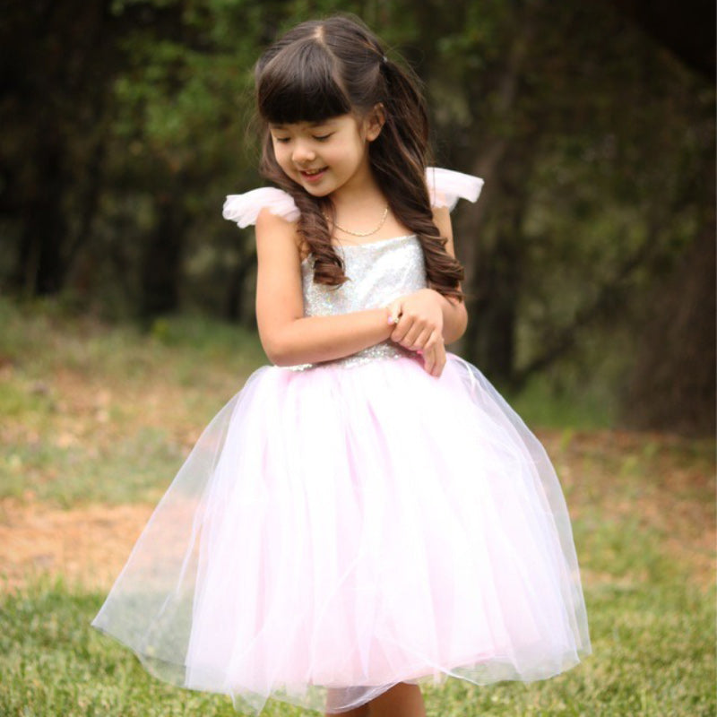 Princess Dress - Pink Sequins