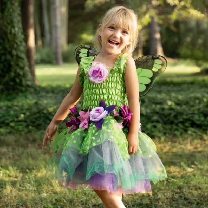 Fairy Blooms Deluxe Dress/Wings - Green