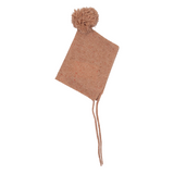 Grown Speckle Merino Bonnet - Coral