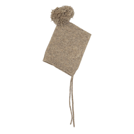 Grown Speckle Merino Bonnet - Stone