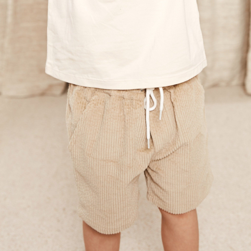 Goldie & Ace Noah Corduroy Short - Camel