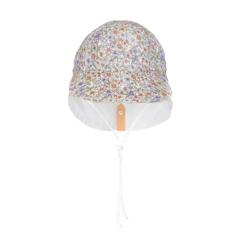 Bedhead Baby Reversible Flap Sun Hat - Lounger Winnie Blanc