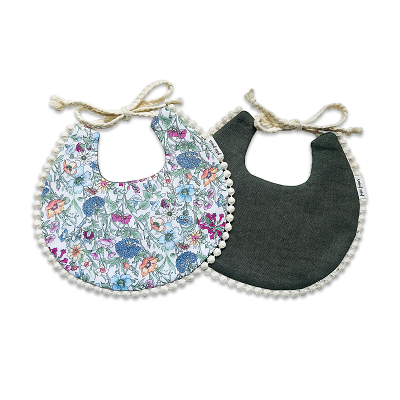 Josie Joan's Pom Pom Bib - Heidi