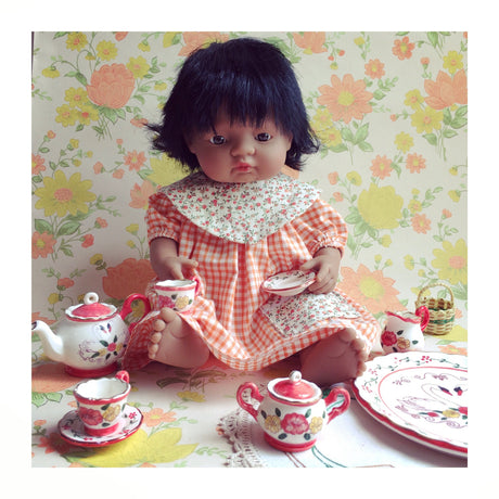 Miniland Anatomically Correct Doll - 38cm Large Hispanic Girl