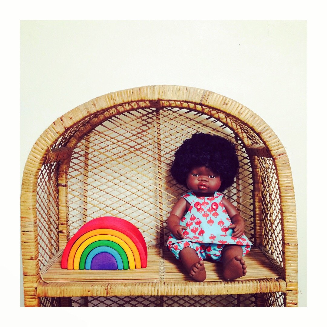 Miniland Anatomically Correct Doll - 38cm Large African Girl