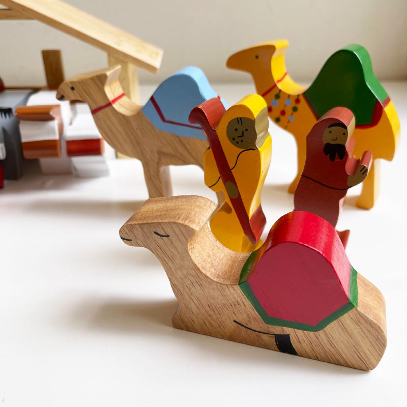 Nativity Playset And Puzzle