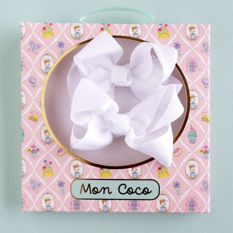 Mon Coco Bow - White