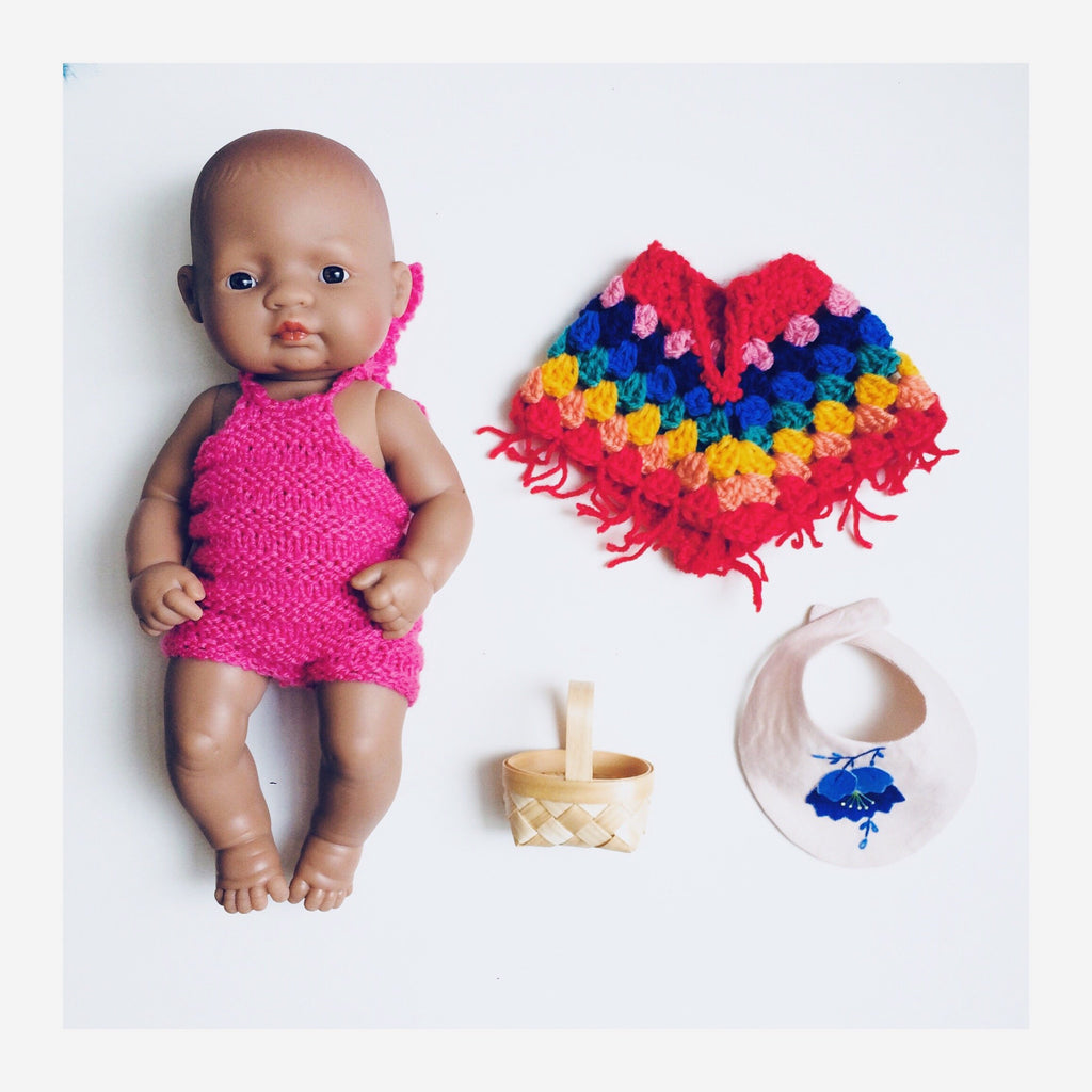 Miniland Anatomically Correct Doll - Small Hispanic Girl