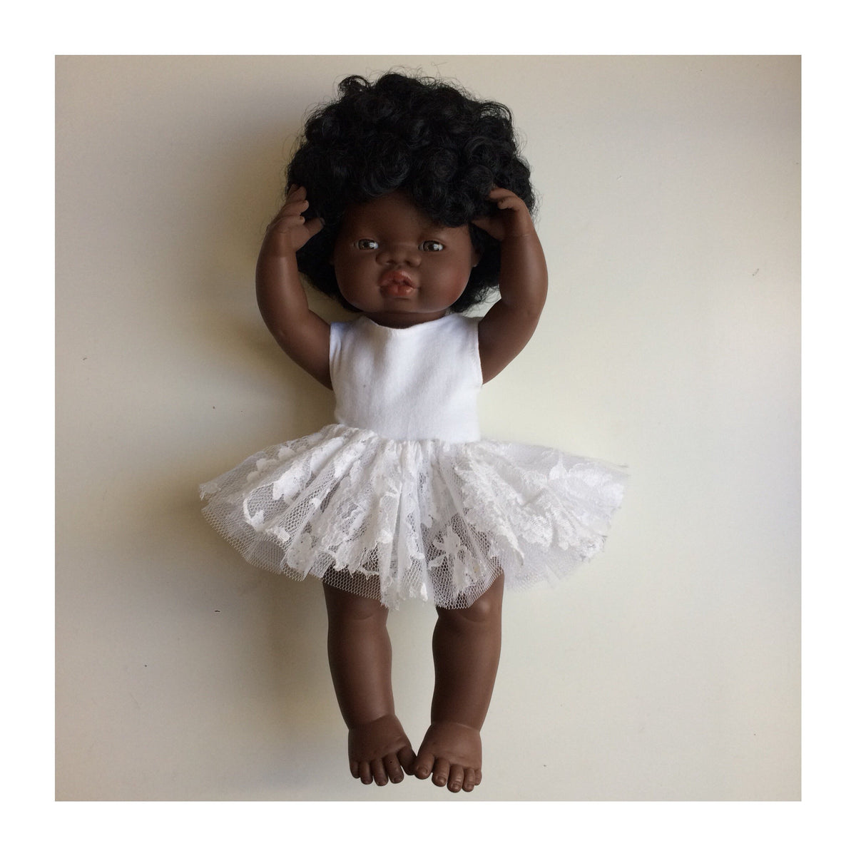 Miniland dolls Leotard and tutu hand made by Shorties
