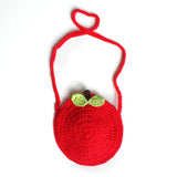 Apple Hand Knitted Handbag - Shorties Childrens Store