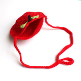 Apple Hand Knitted Handbag - Shorties Childrens Store