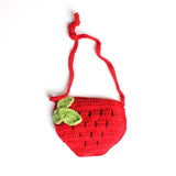 Strawberry Hand Knitted Handbag