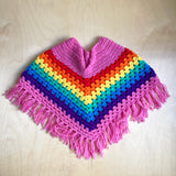 Shorties Kids Poncho - Pink