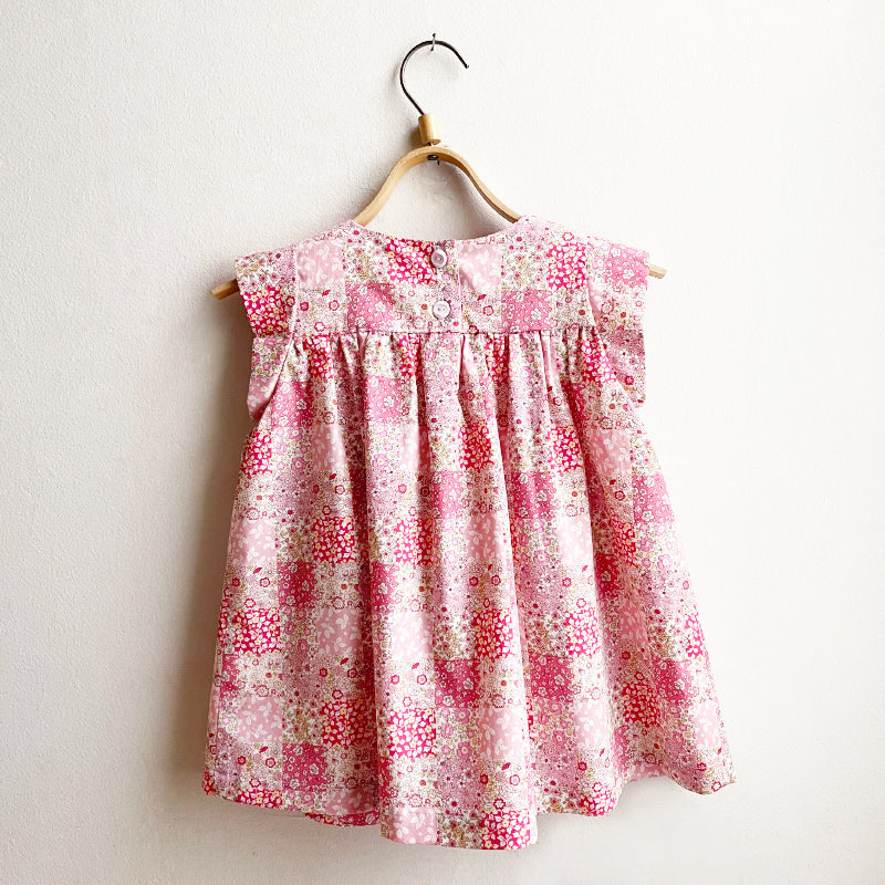 Shorties Pink Patchwork Dress