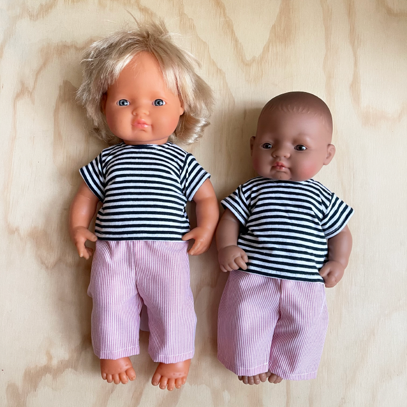 Doll s Pants Red Stripe