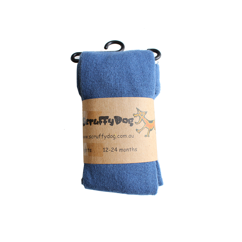 Scruffy Dog Tights - Blue