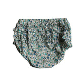 Meleze Hand Smock Baby Set - Blue Floral
