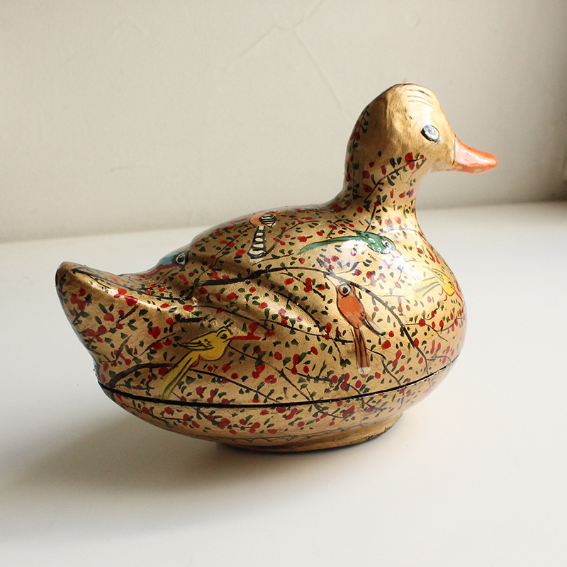 Hand Painted Duck Box - large
