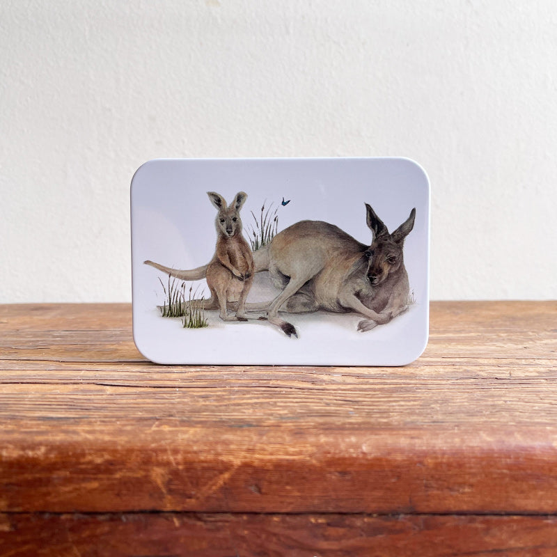 Australian Wildlife Slip Lid Pocket Tin