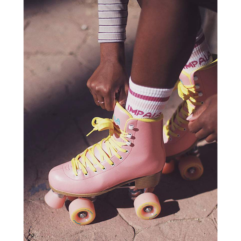 Impala Quad Skate - Pink/Yellow