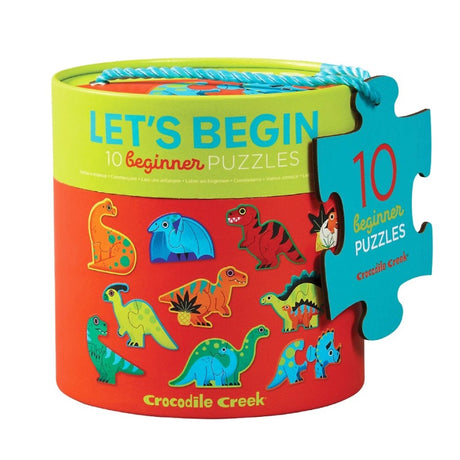 Let's Begin 2PC Puzzle - Dinosaurs