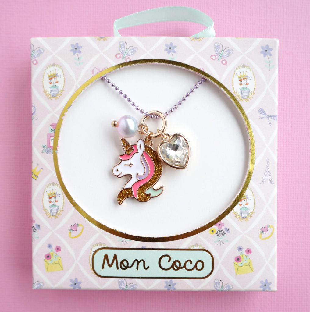 Moncoco Necklace - Unicorn Shimmer