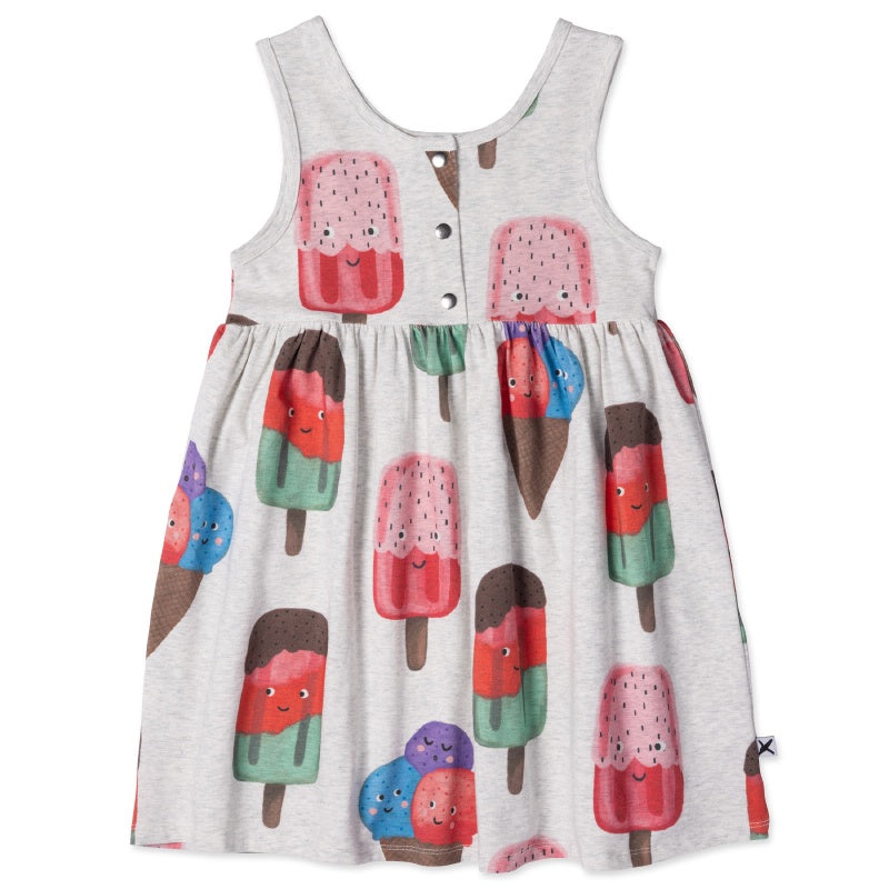 Minti Icecream Stand Dress - White