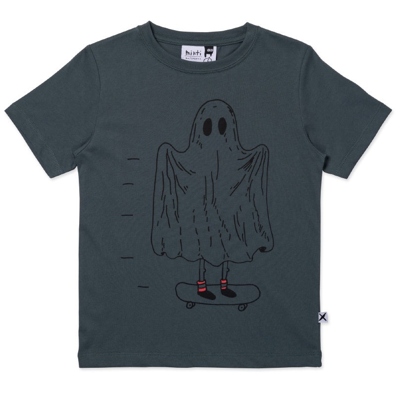 Minti Spooky Skater Tee - Forest