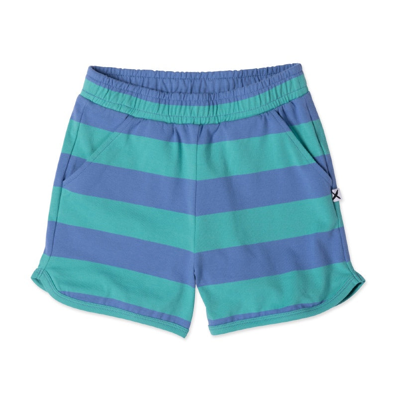 Minti Sport Short - Midnight/Green