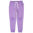 Minti Heart Patch Trackies - Purple