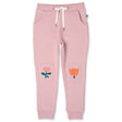 Minti Flower Patch Furry Trackies - Muted Pink