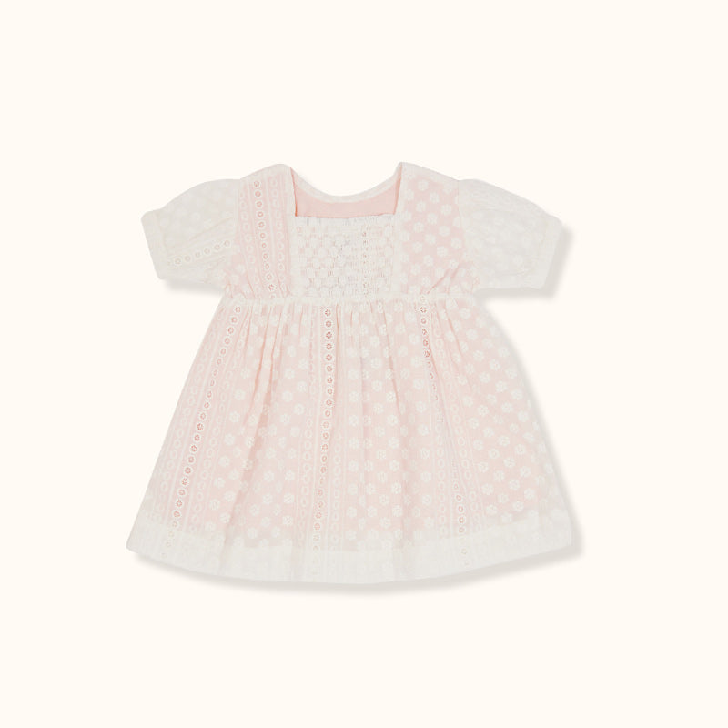 Goldie & Ace Mia Broderie Anglaise Dress - Ivory