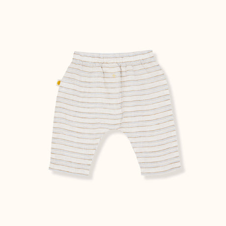 Goldie & Ace Miles Linen Pants - Blue Stripe