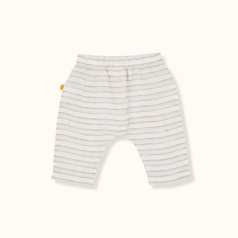 Goldie & Ace Miles Linen Pants - Blue Stripe