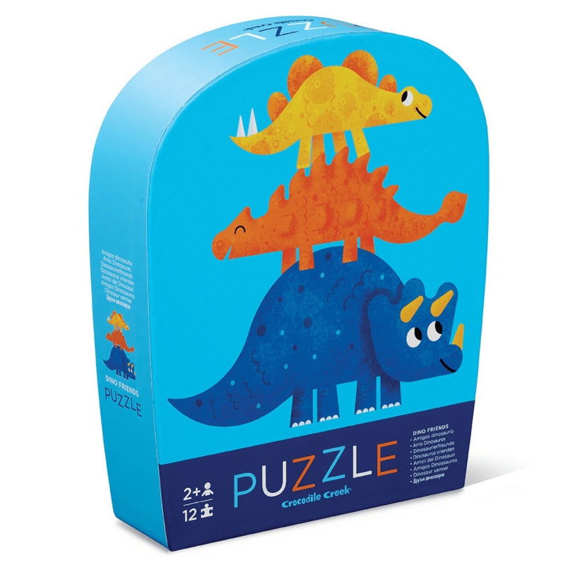 Mini Puzzle 12PC- Dino Friends