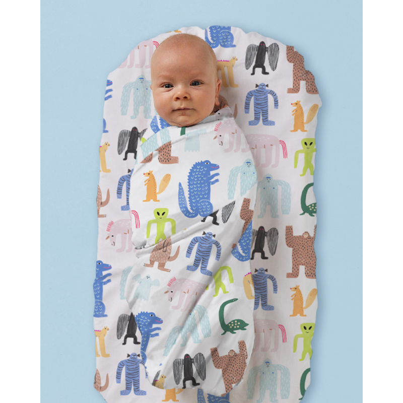 Halcyon Nights Baby Wrap - Monster Mash