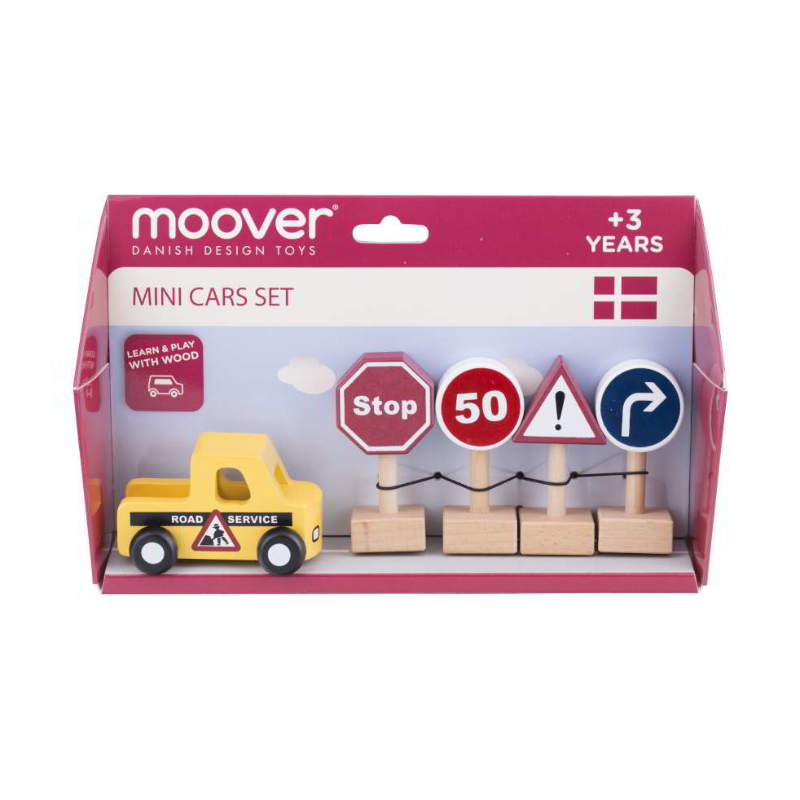 Moover Mini Car Set - Road Work