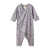 Nature Baby Kimono Stretch & Grow Pointelle - Petite Plum