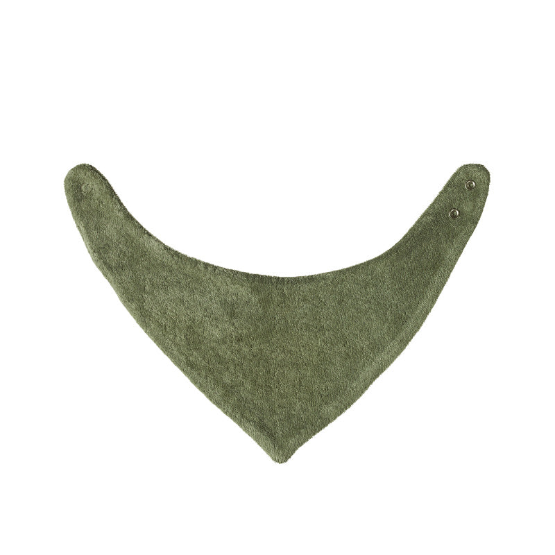 Nature Baby Triangle Bib Terry - Nettle