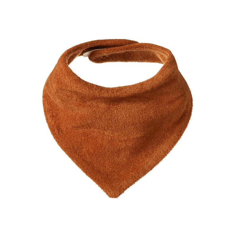 Nature Baby Triangle Bib Terry - Pecan