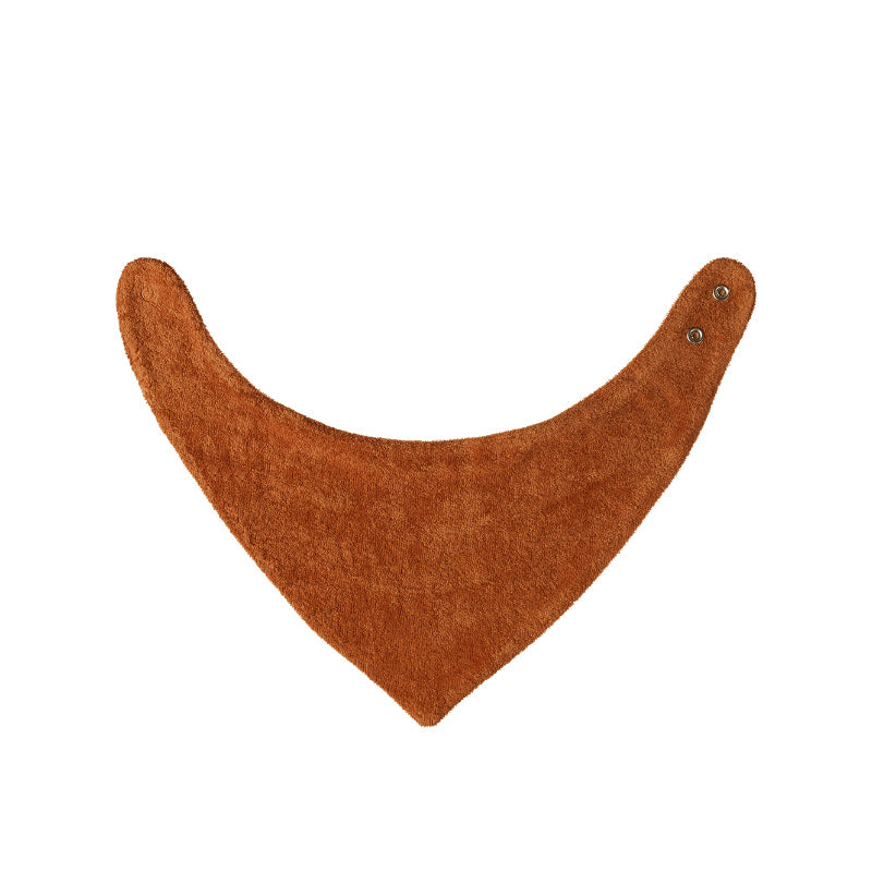 Nature Baby Triangle Bib Terry - Pecan