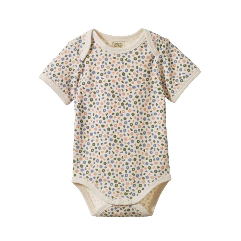 Nature Baby SS Bodysuit - Chamomile Blooms