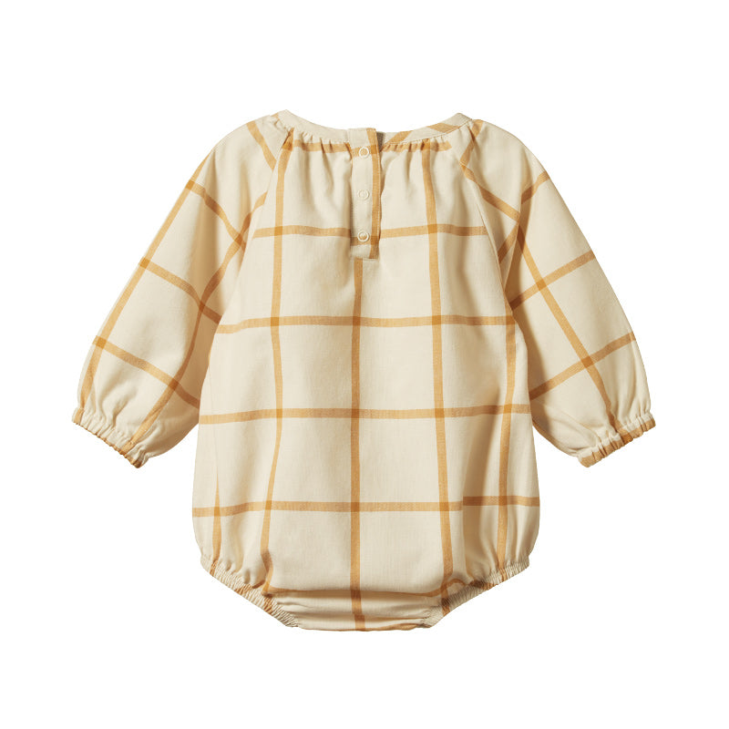 Nature Baby Meadow Bodysuit - Picnic Check
