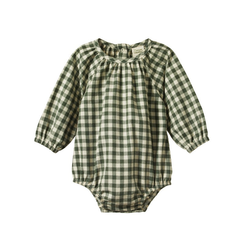 Nature Baby Meadow Bodysuit - Thyme Check